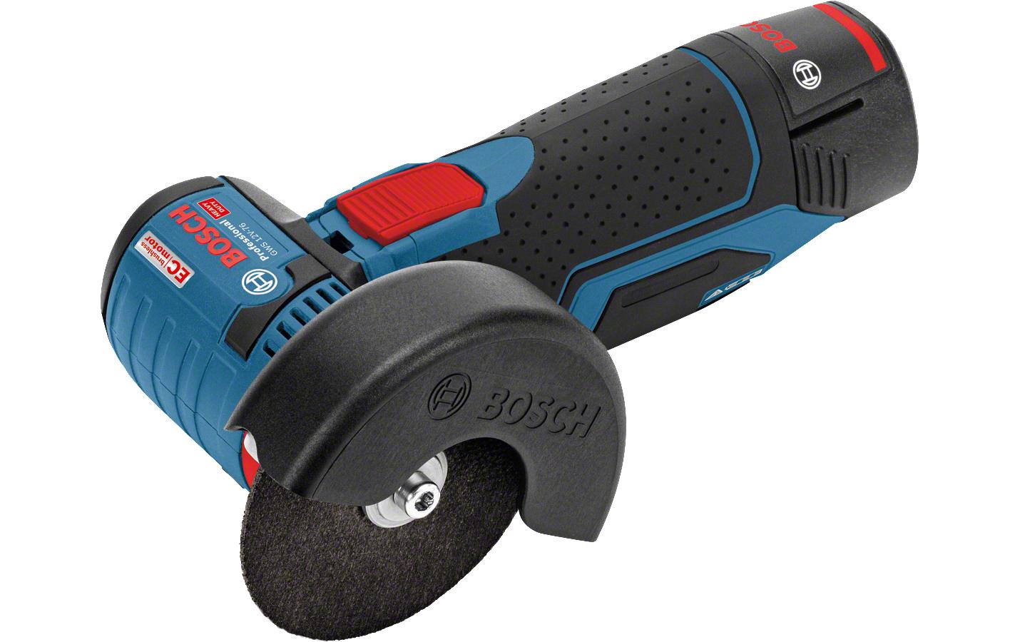 Bosch Professional Winkelschleifer GWS 12 V-76 V-EC Kit Bosch Professional Winkelschleifer GWS 12 V-76 V-EC Kit