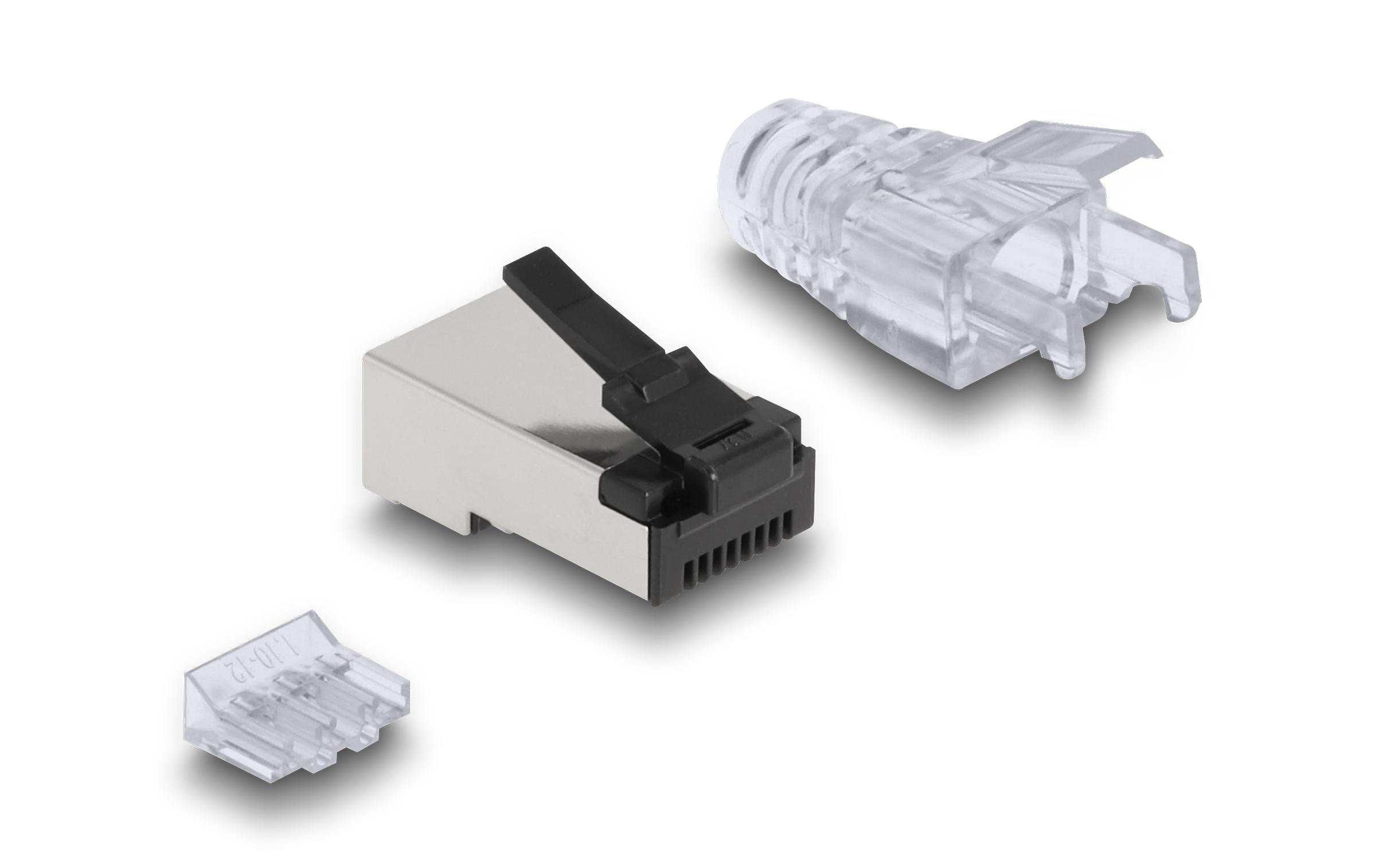Delock Stecker RJ45, FTP, Cat.6 50 Stück, Transparent Delock Stecker RJ45, FTP, Cat.6 50 Stück, Transparent