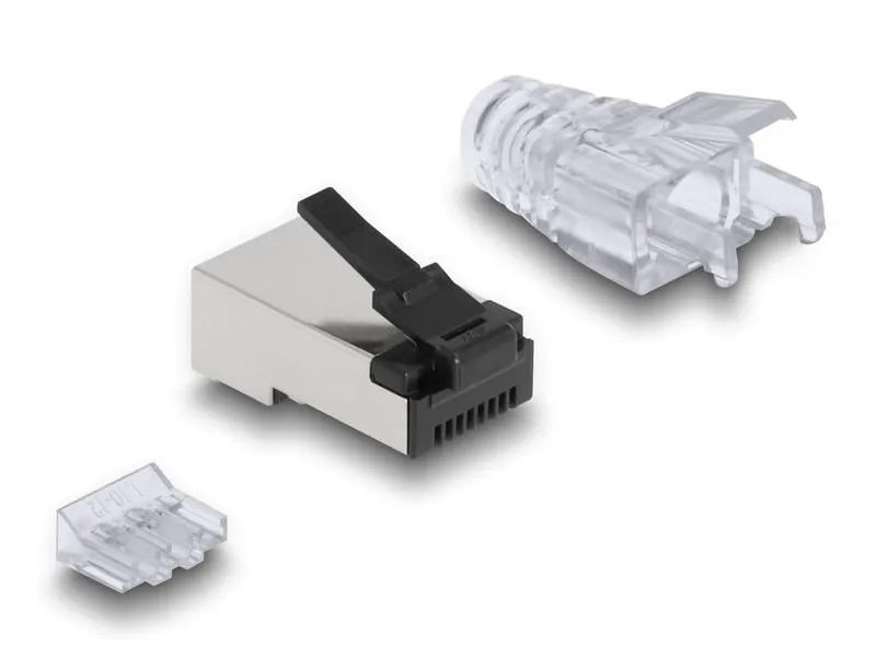 Delock Stecker RJ45, FTP, Cat.6 50 Stück, Transparent