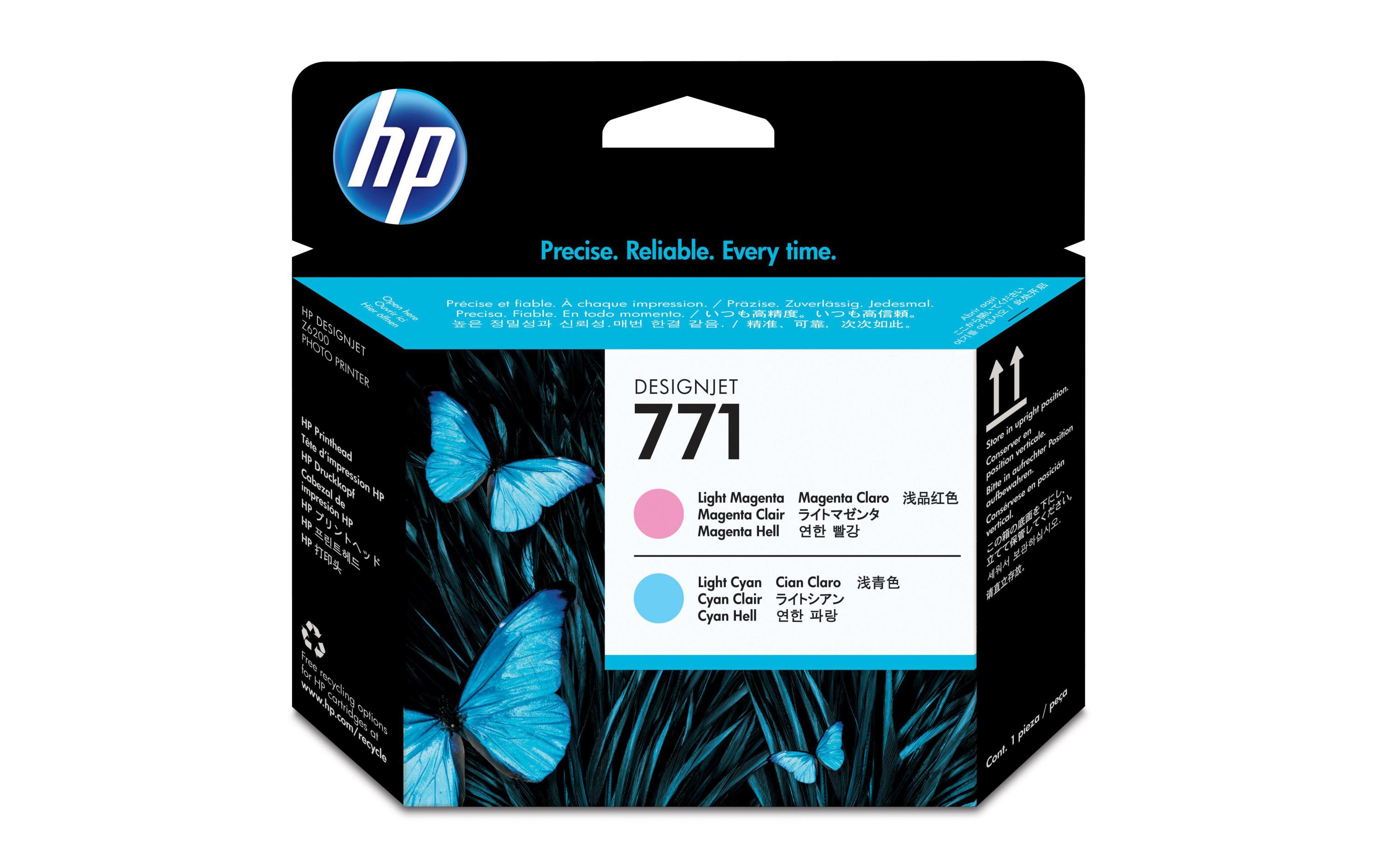 HP Druckkopf Nr. 771 (CE019A) Light Cyan/Light Magenta