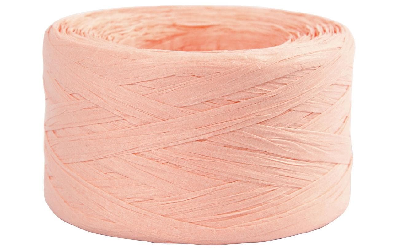 Creativ Company Geschenkband Raffiabast 8 mm x 100 m, Hellrosa Creativ Company Geschenkband Raffiabast 8 mm x 100 m, Hellrosa