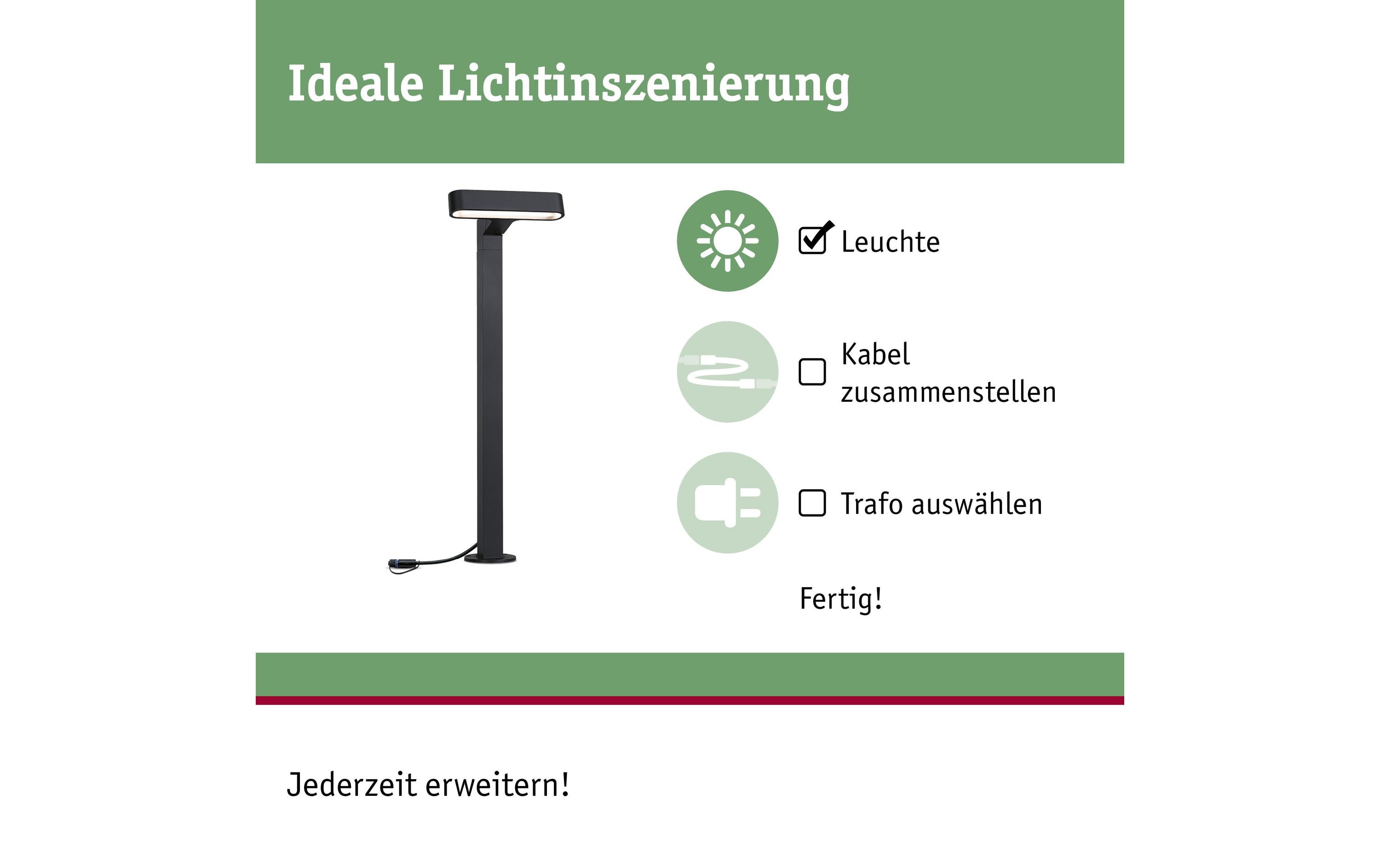 Paulmann Wegeleuchte LED Ito Horizontale Ausrichtung Paulmann Wegeleuchte LED Ito Horizontale Ausrichtung