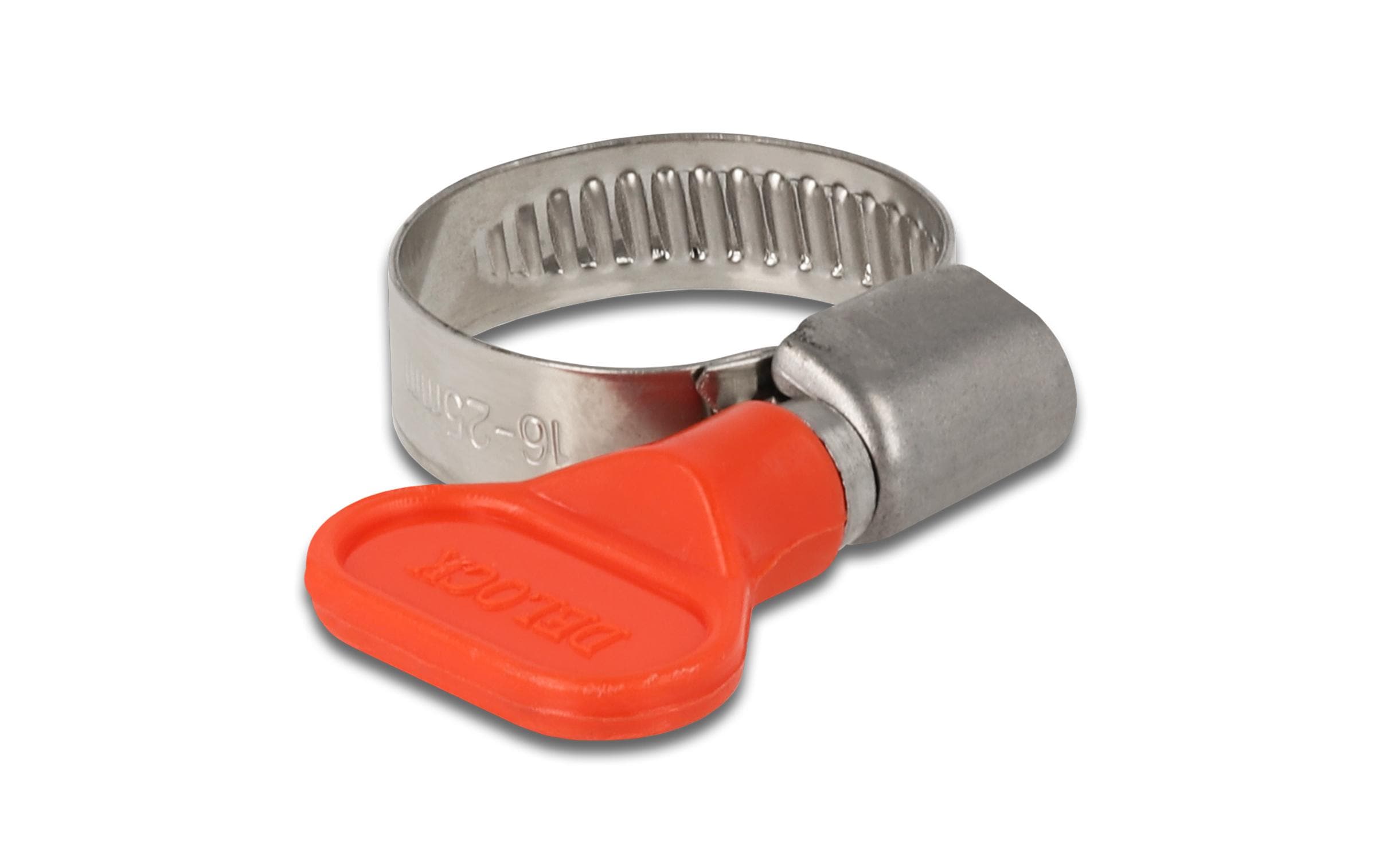 Delock Schlauchschellen-Set 16-25 mm, Rot 10 Stück Delock Schlauchschellen-Set 16-25 mm, Rot 10 Stück