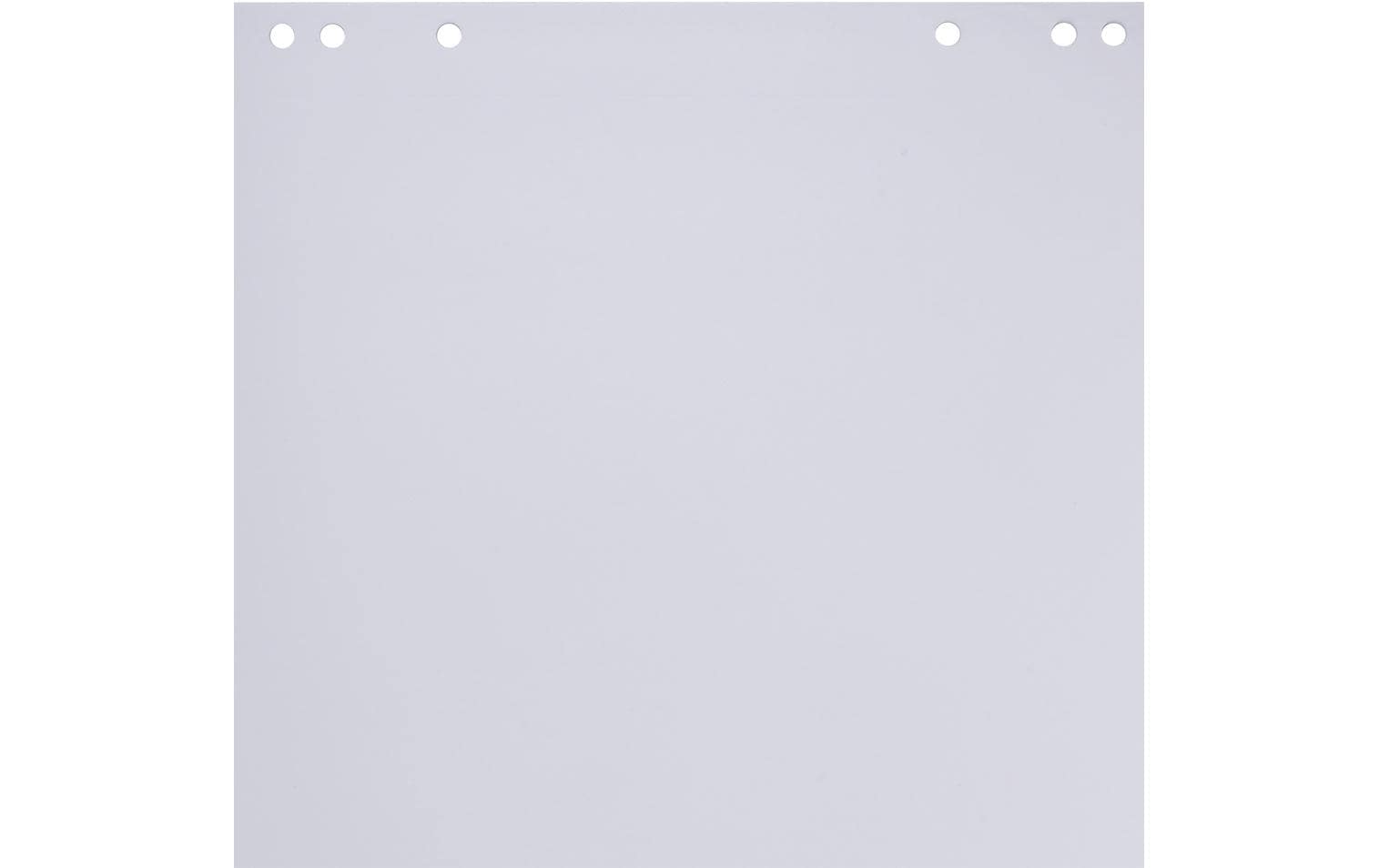 Landré Flipchart Block 65 x 98 cm, blanko, Weiss, 5 Stück