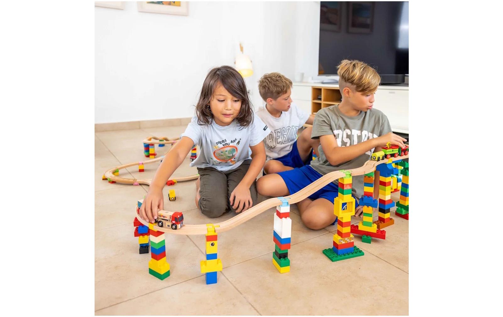 AlphaBoosterz TrackConnectors + Blocks – all in one Block Box L