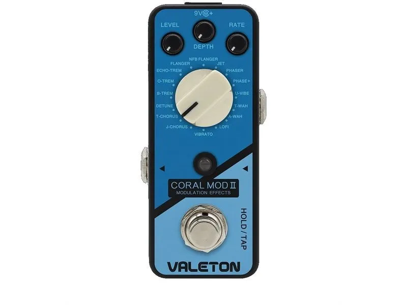 Valeton Coral Mod II 16 Modulationsalgorithmen, 24-Bit Valeton Coral Mod II 16 Modulationsalgorithmen, 24-Bit