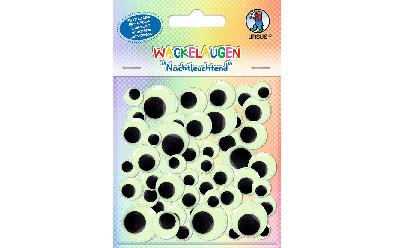 URSUS Wackelaugen Nachtleuchtend 52 Stück URSUS Wackelaugen Nachtleuchtend 52 Stück