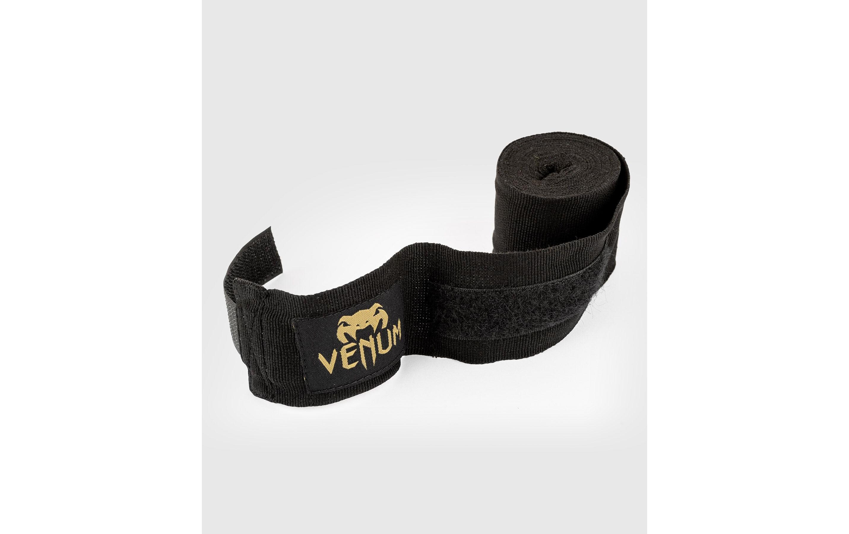 Venum Kontact Boxing Handwraps Schwarz / Gold, 4 m
