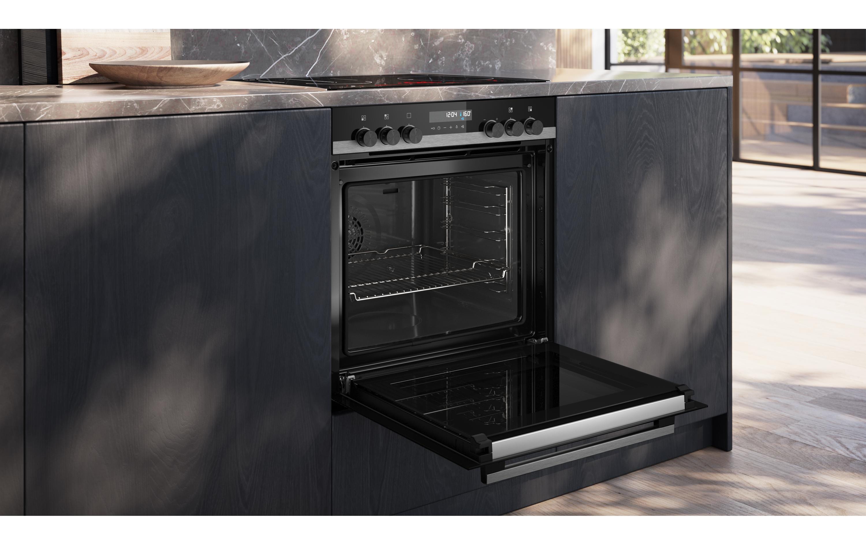 Siemens Einbaubackofen iQ500 HE578GBS4 Schwarz/Edelstahl A+