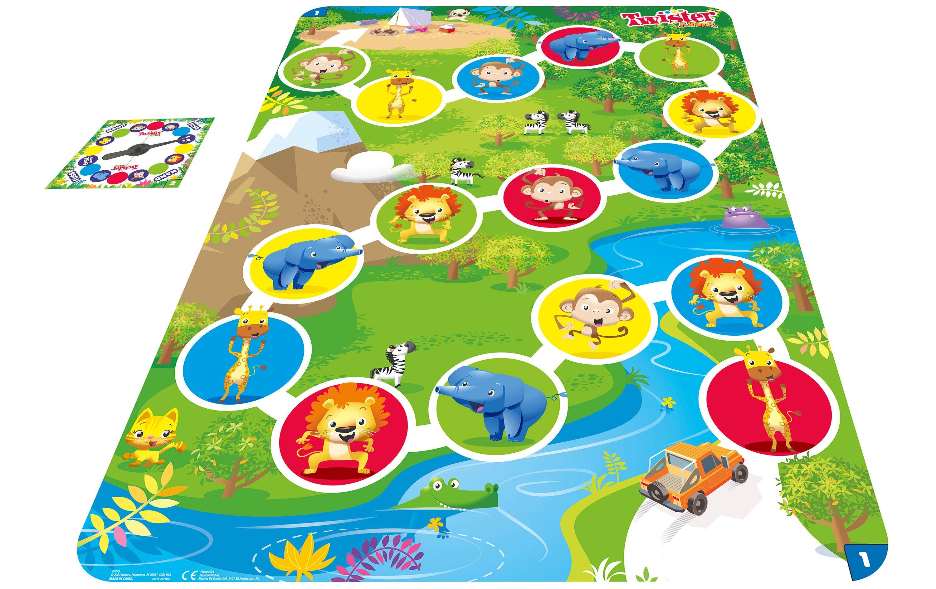 Hasbro Gaming Familienspiel Twister Junior