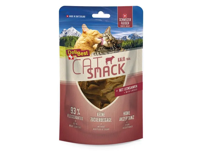 DeliBest Katzen-Snack Cat Kalb, schmale Streifen DeliBest Katzen-Snack Cat Kalb, schmale Streifen