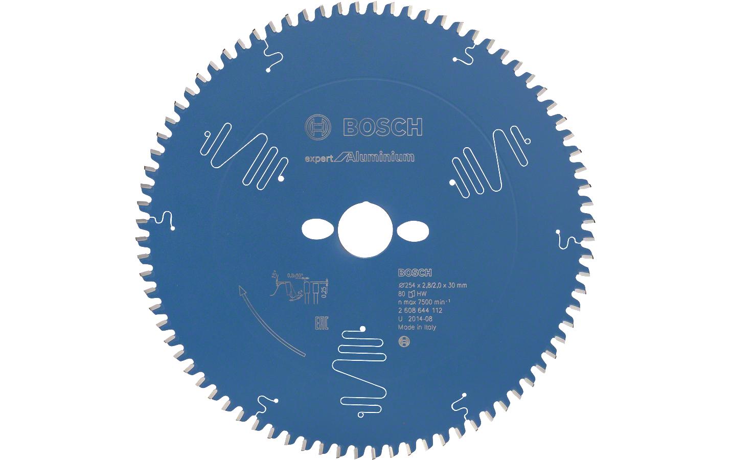 Bosch Professional Kreissägeblatt Expert for Aluminium Ø 254
