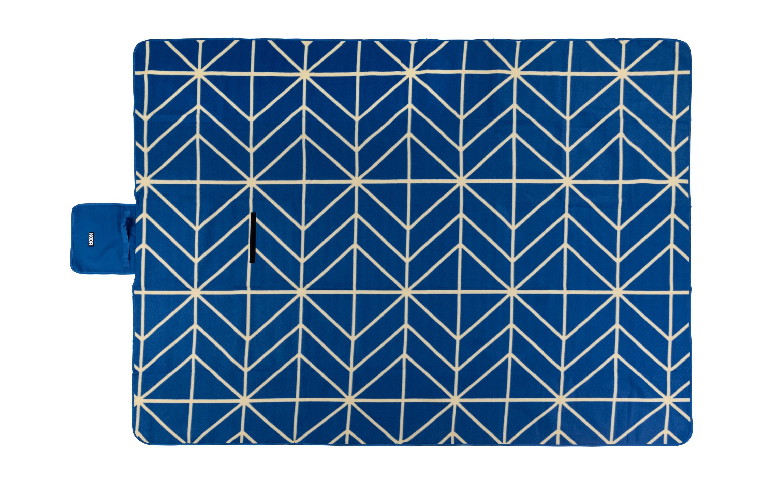 KOOR Picknickdecke Onda-Blu 200 x 250 cm
