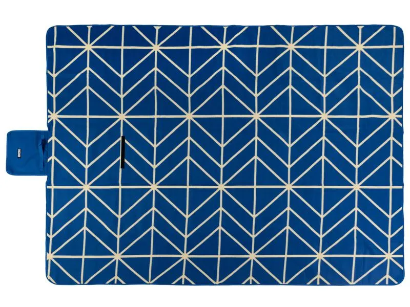 KOOR Picknickdecke Onda-Blu 200 x 250 cm