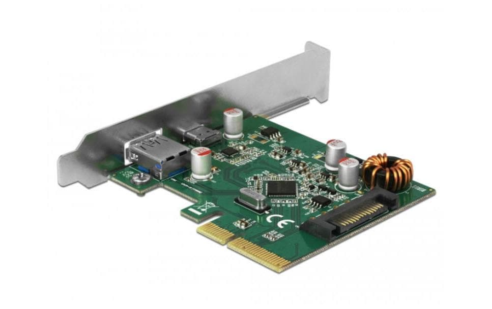 Delock PCI-Express-Karte x4 - USB Type-C Buchse + USB Typ-A Buchs Delock PCI-Express-Karte x4 - USB Type-C Buchse + USB Typ-A Buchs