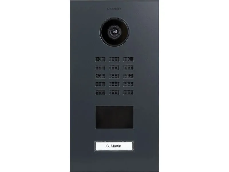 Doorbird IP Video Türsprechanlage D21xKH , RAL 7016 Doorbird IP Video Türsprechanlage D21xKH , RAL 7016