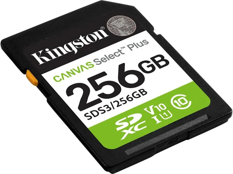 Kingston SDHC-Karte Canvas Select Plus Gen3 256 GB