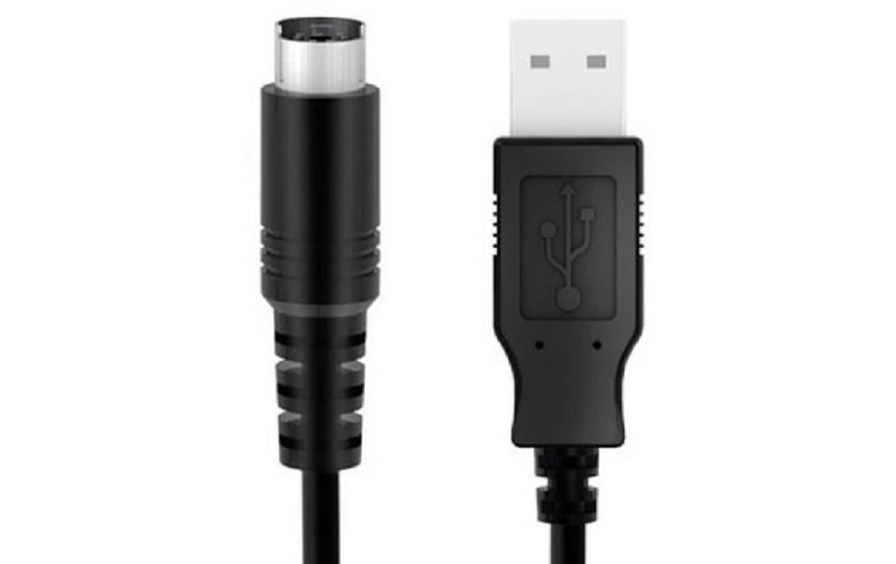 IK Multimedia Kabel USB-Typ-A- zu Mini-DIN-Kabel 0.6 m