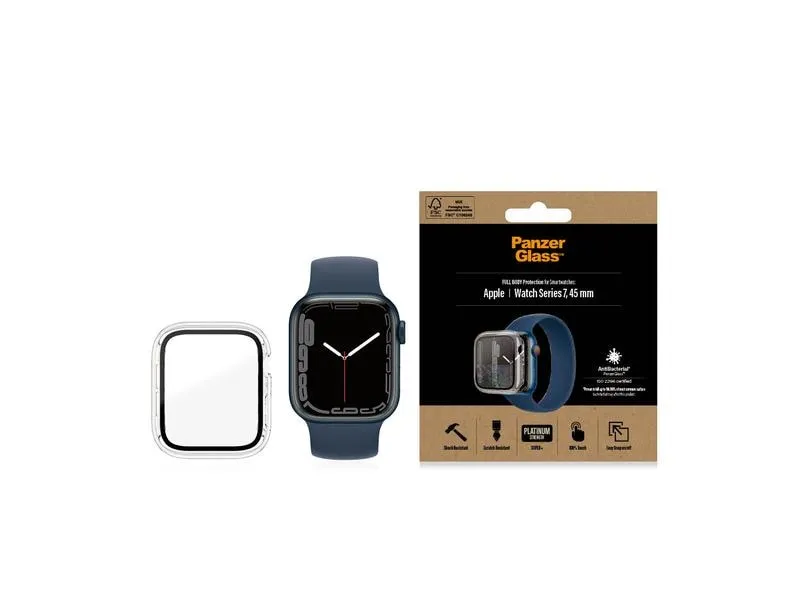 Panzerglass Displayschutz Full Body Apple Watch 7/8 (45 mm) Panzerglass Displayschutz Full Body Apple Watch 7/8 (45 mm)