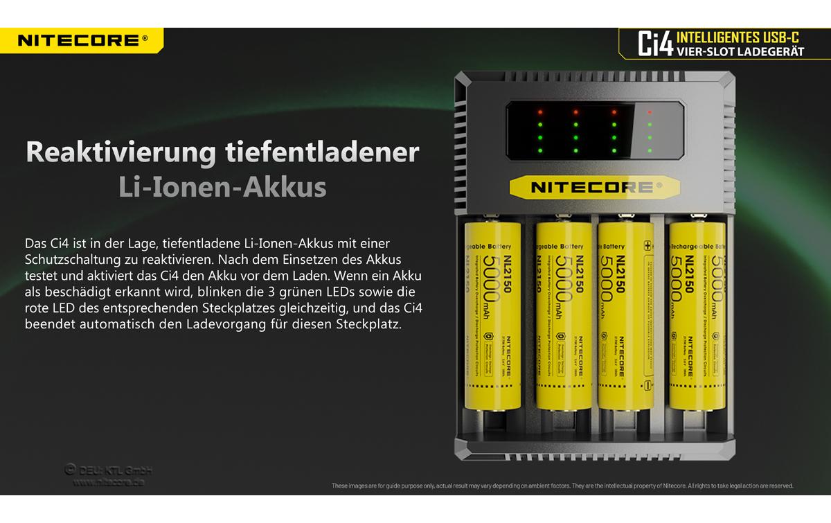 Nitecore Ladegerät Ci4