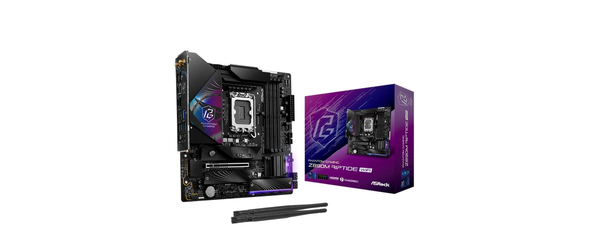 ASRock Mainboard Phantom Gaming Z890M Riptide WiFi