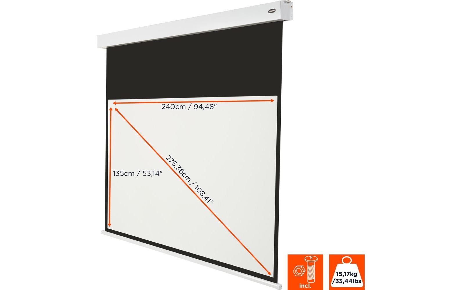 Celexon Motorleinwand Batterie V2.0 Motor Pro Plus 240x135 cm 16:9