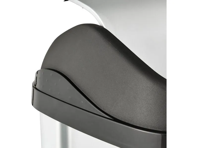keeeper Abfalleimer Swantje 50 l, Schwingdeckel, light silver