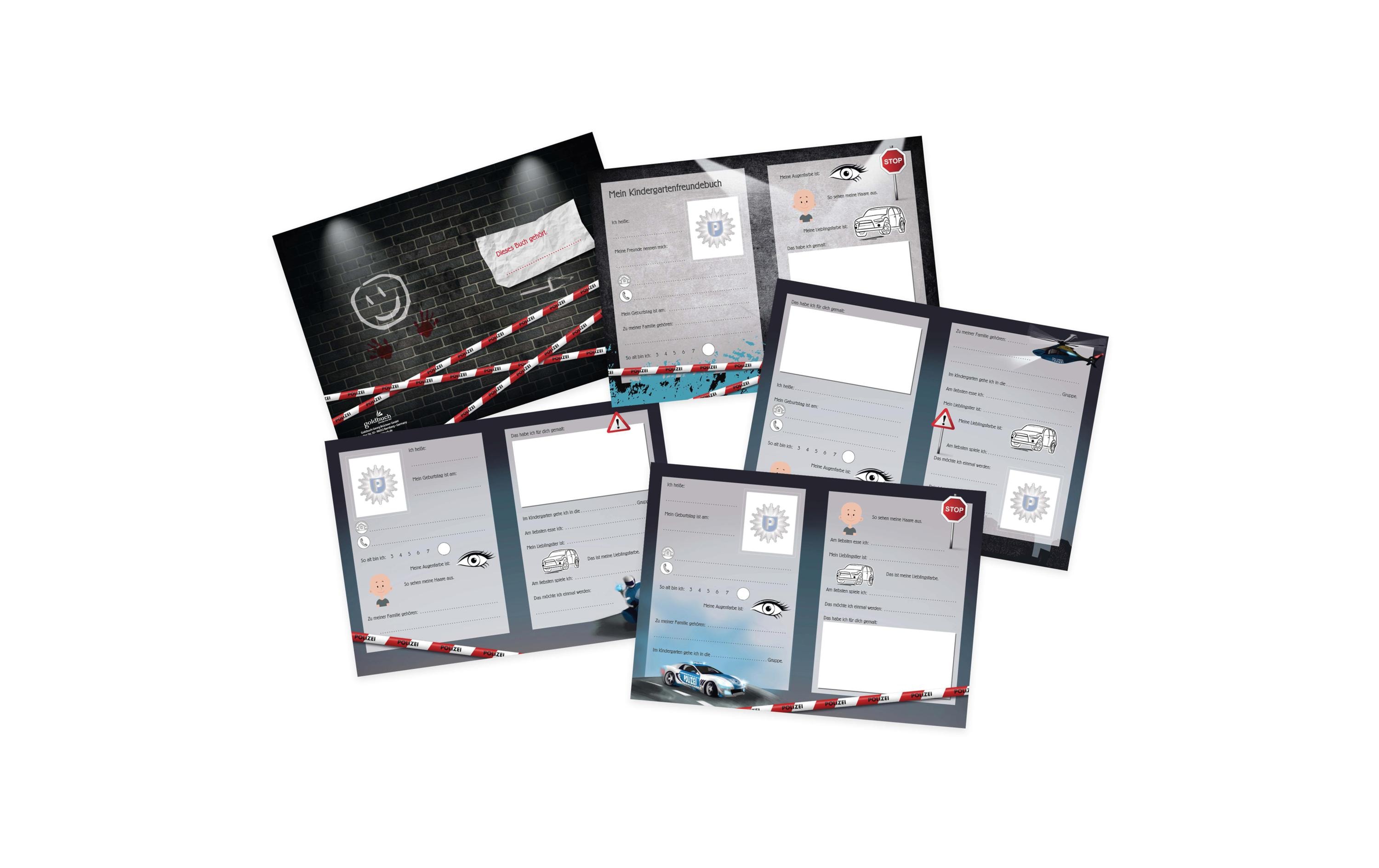Goldbuch Kindergartenfreundebuch Polizei Goldbuch Kindergartenfreundebuch Polizei