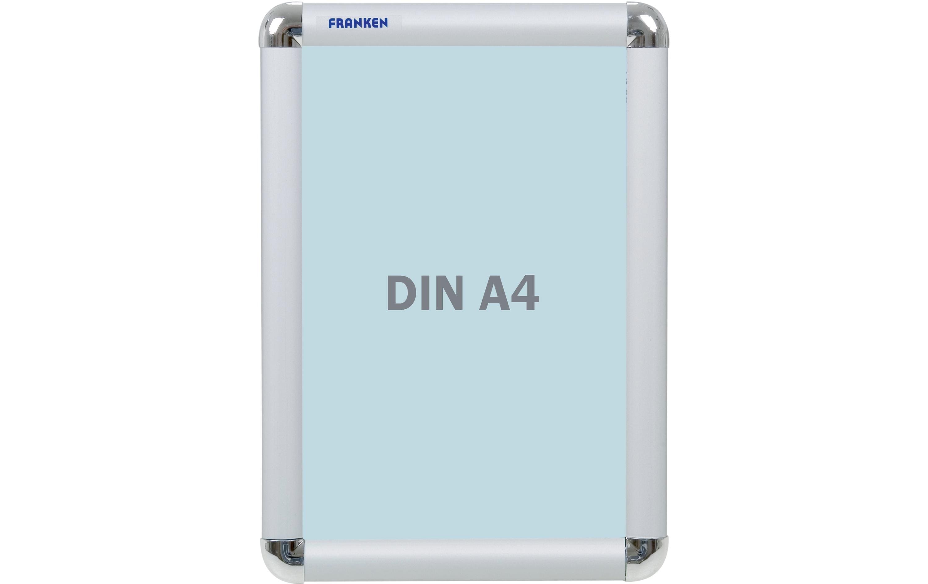 Franken Präsentationsrahmen Standard 25 mm, A4 Silber