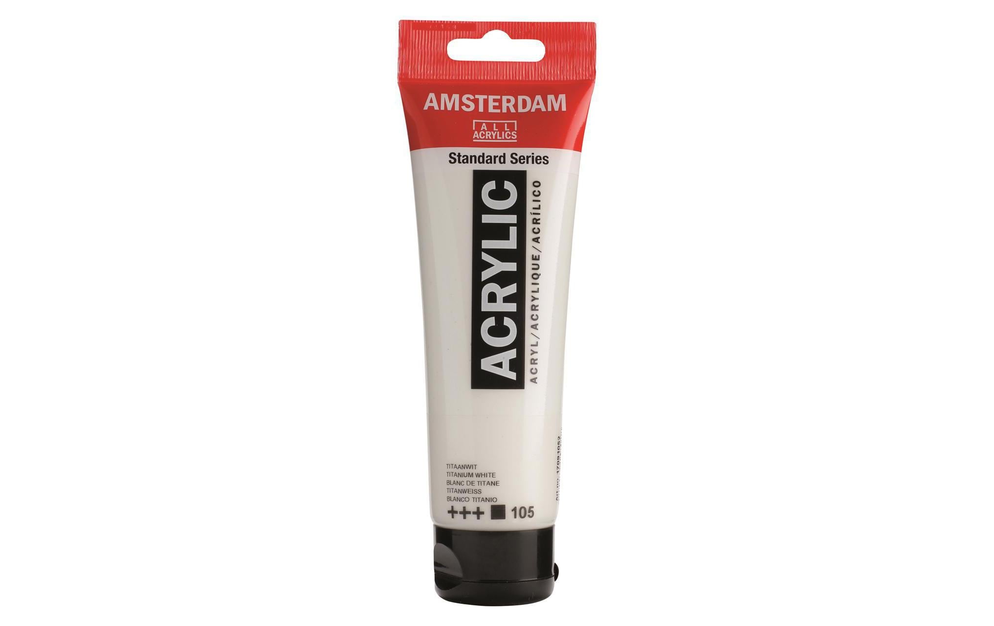 Amsterdam Acrylfarbe Standard 105 Titanweiss deckend, 120 ml Amsterdam Acrylfarbe Standard 105 Titanweiss deckend, 120 ml