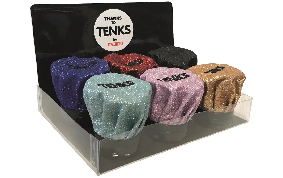 Arda Dreifachspitzer TENKS Glitter, assortiert, 1 Stück Arda Dreifachspitzer TENKS Glitter, assortiert, 1 Stück