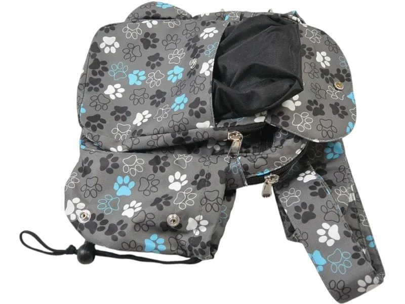 Nijens Gassi-Tasche Konstanz mit Druck, Hellgrau