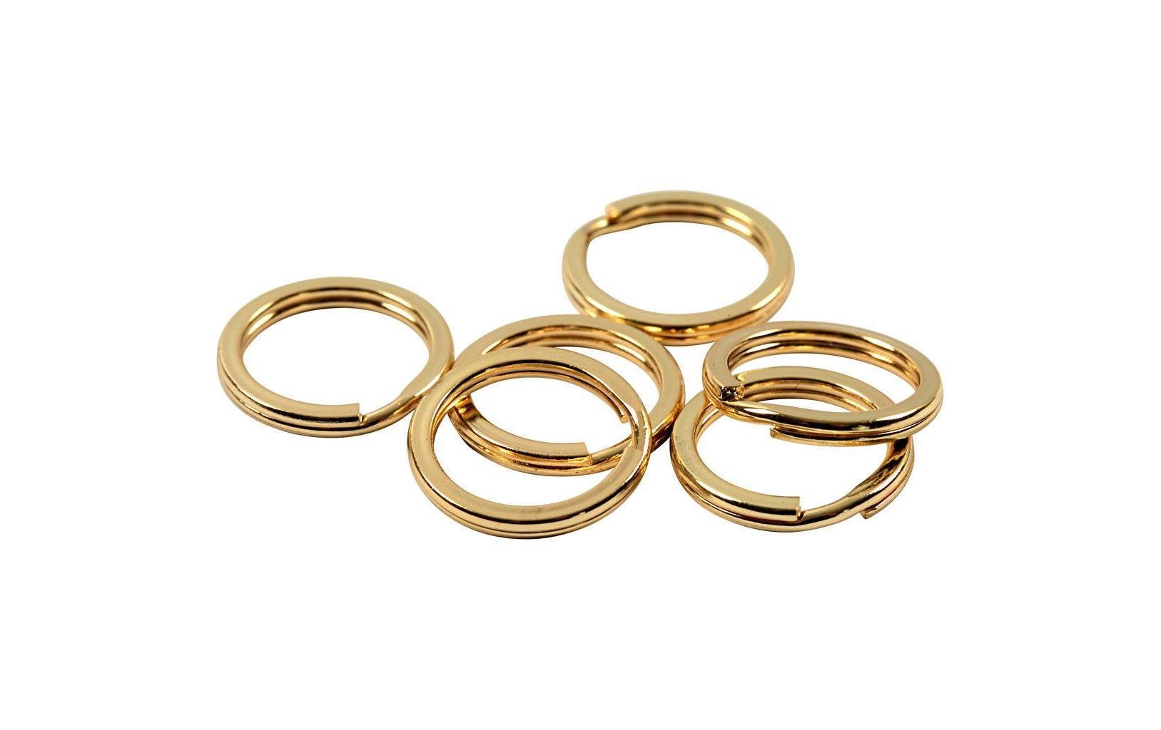 Creativ Company Spaltring 15 mm Vergoldet, 15 Stück Creativ Company Spaltring 15 mm Vergoldet, 15 Stück