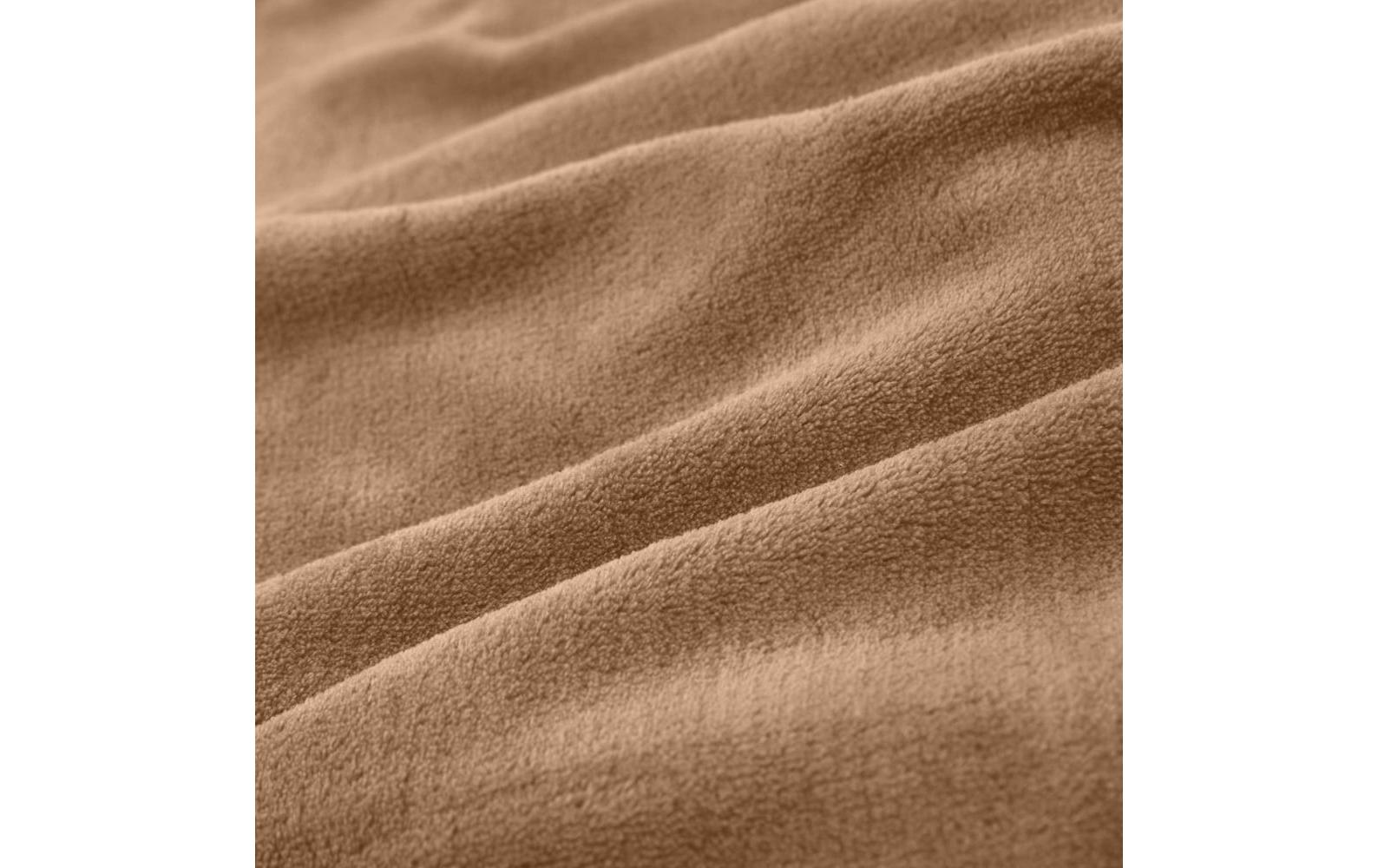 Lumaland Kuscheldecke Hellbraun 240 x 220 cm