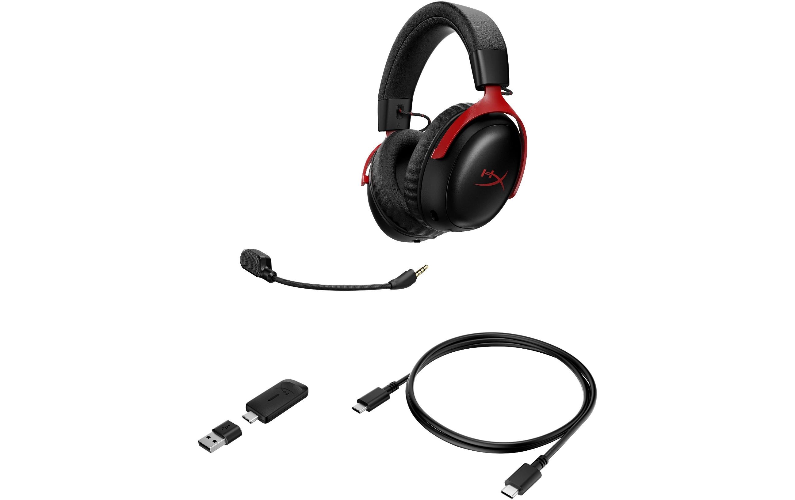 HyperX Headset HyperX Cloud III S Rot/Schwarz