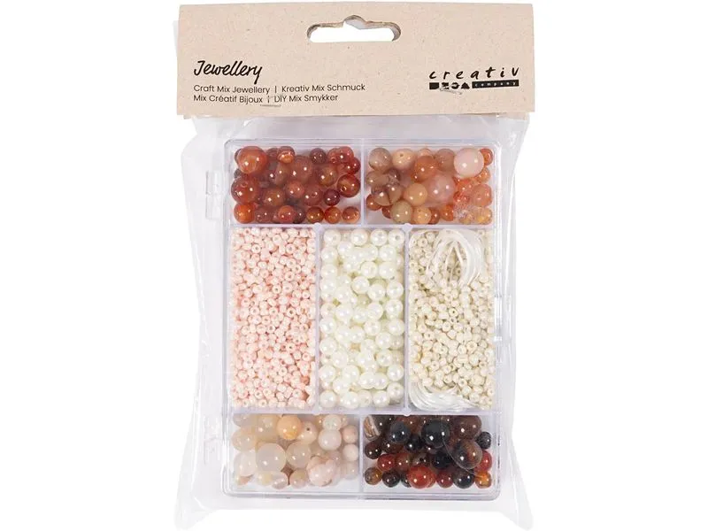Creativ Company Perlen-Set Kristalle, Sortierte Farben Creativ Company Perlen-Set Kristalle, Sortierte Farben