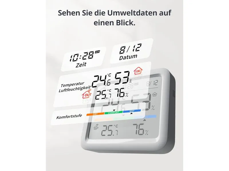 SwitchBot Meter Pro Wetterstation Thermometer Hygrometer