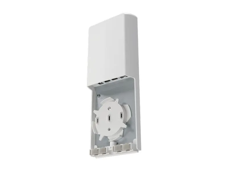 MikroTik FTC21 Wetterfester Glasfaser-zu-Kupfer-Konverter IP55 Weiss