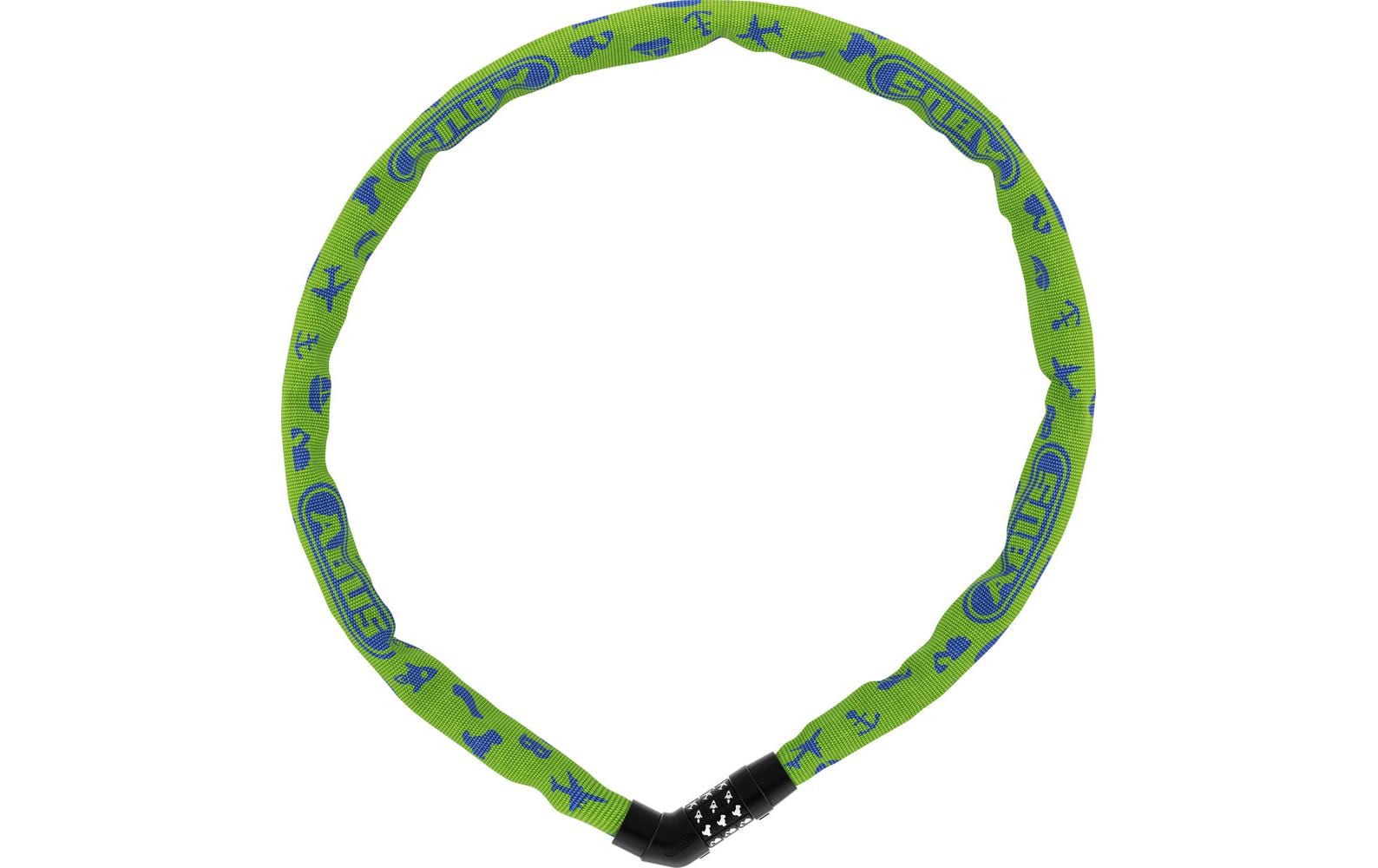 Abus Kettenschloss 4804C Symbols ohne Halter, Lime