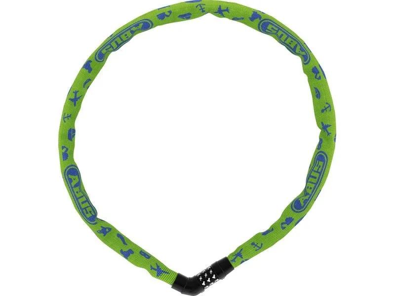 Abus Kettenschloss 4804C Symbols ohne Halter, Lime