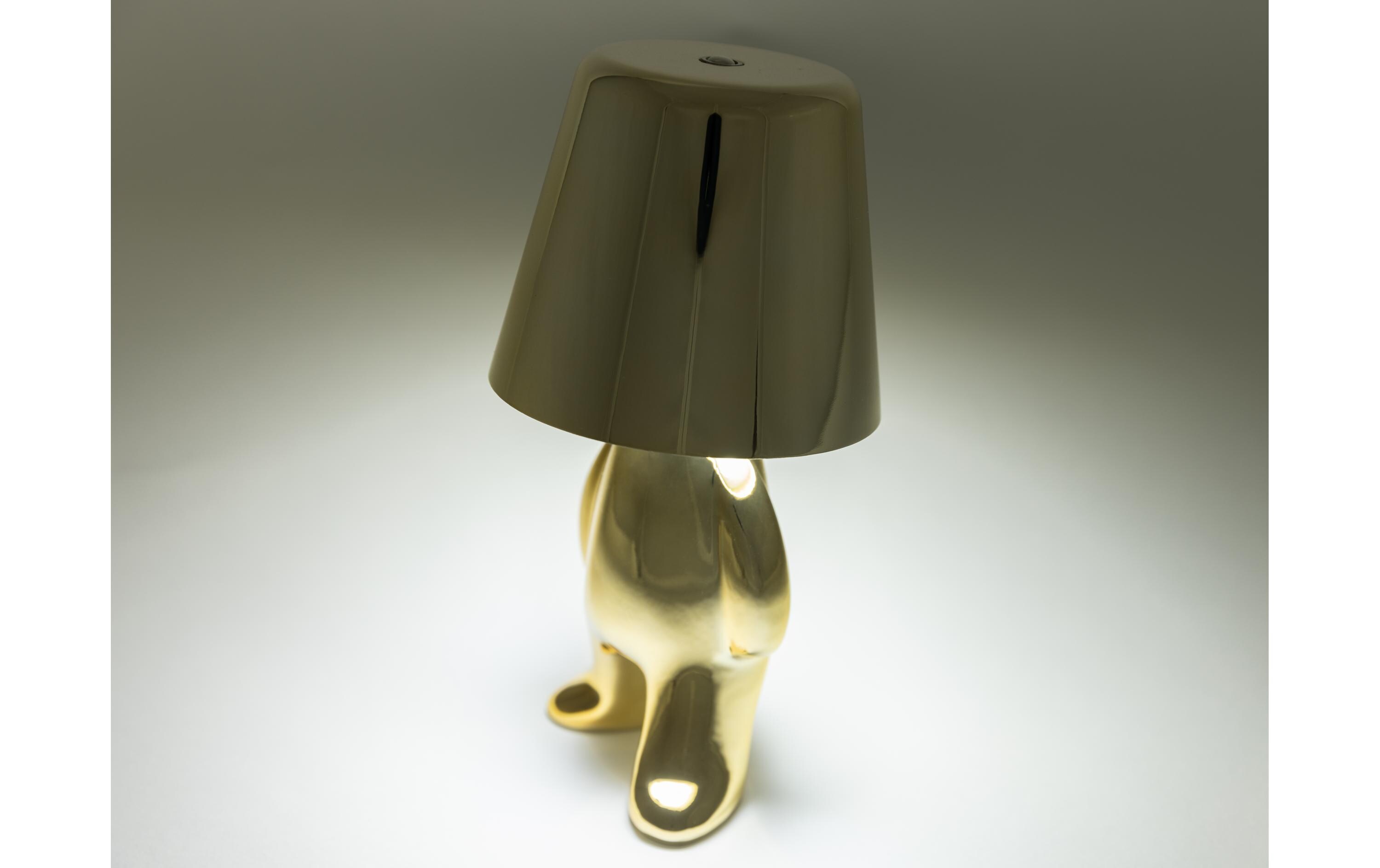 COCON Goldene Tischleuchte CAPTAIN