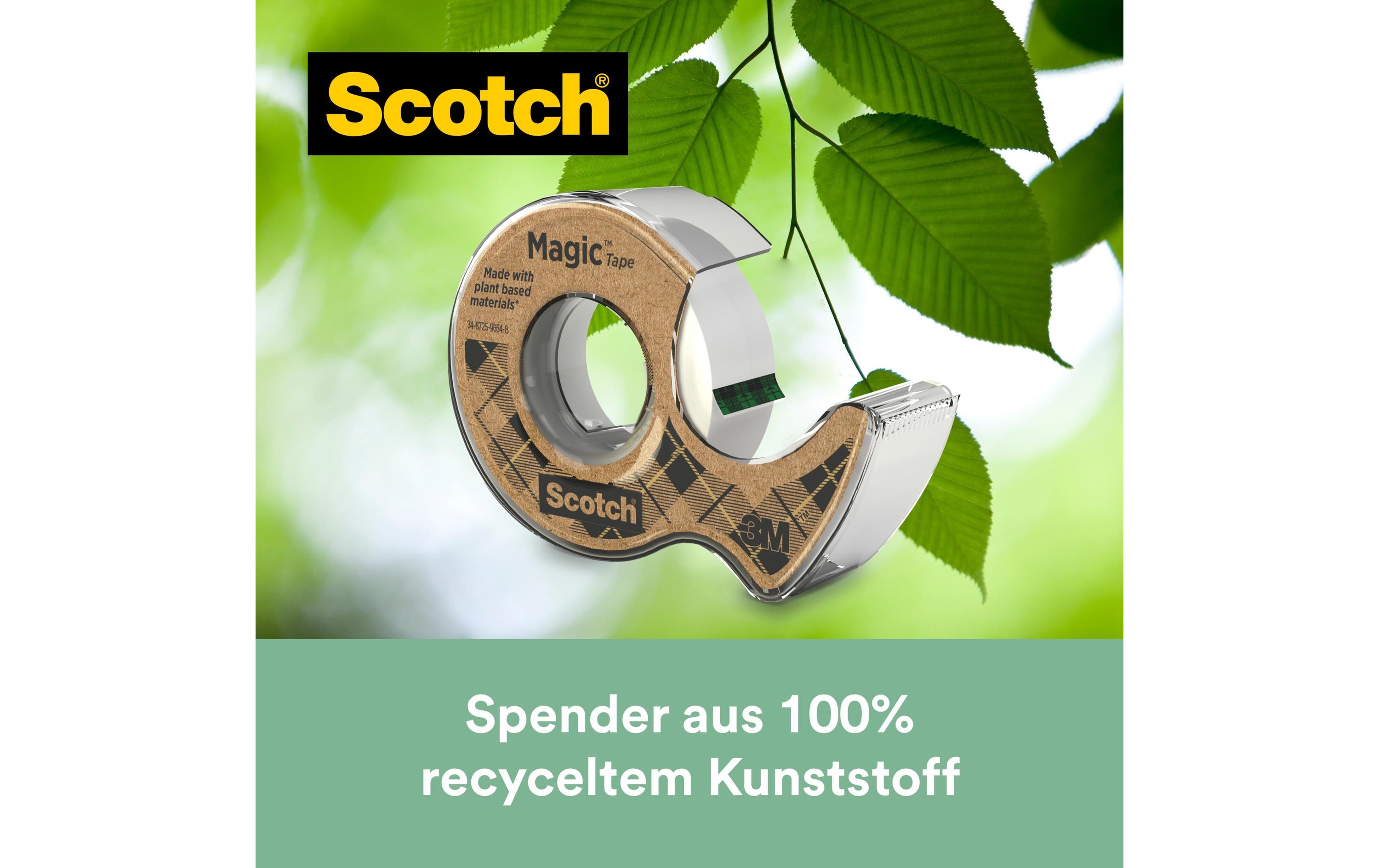 Scotch Handabroller Magic Greener Choice 19 mm x 20 m, 1 Stück