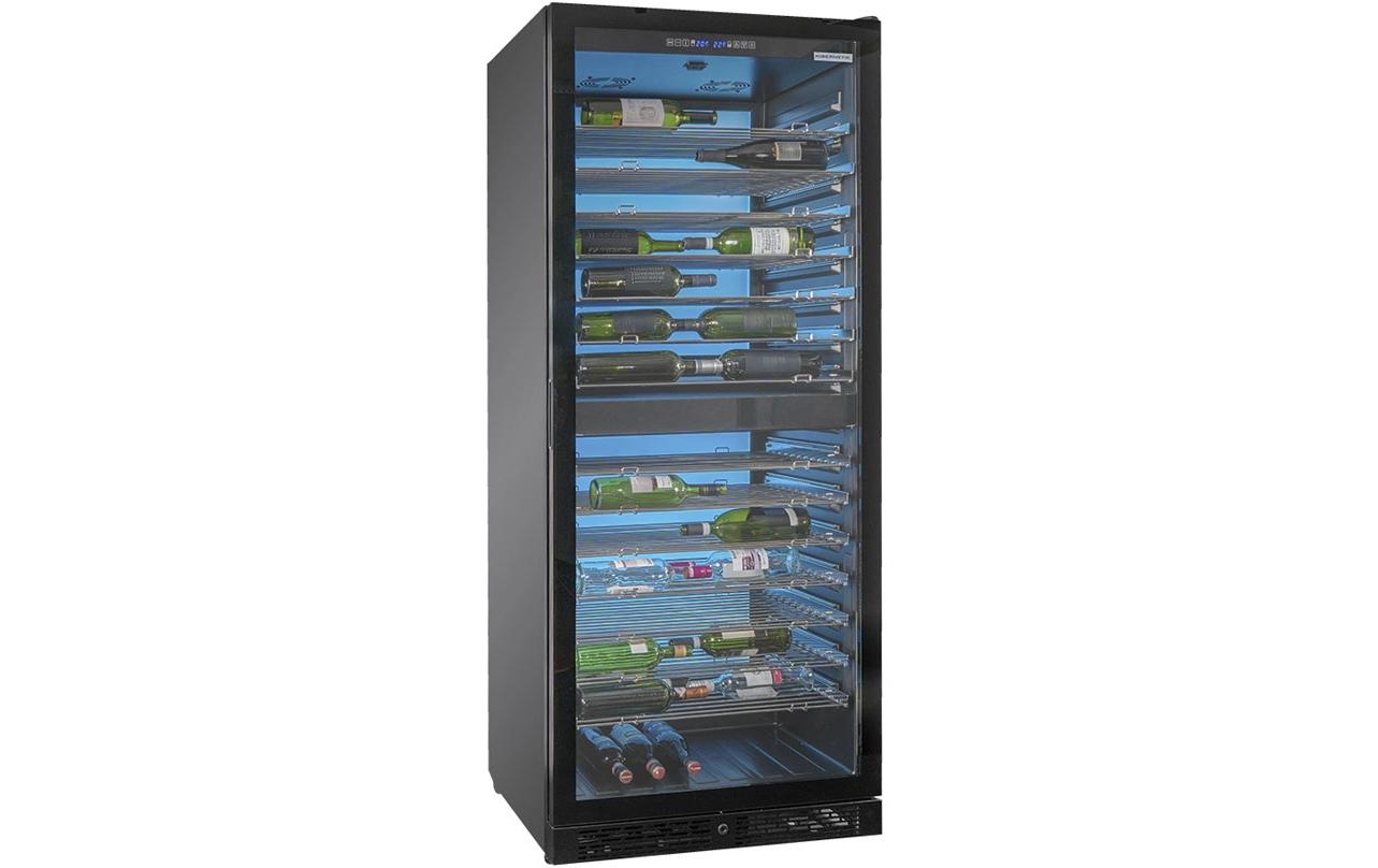 Kibernetik Weinkühlschrank WKH600A Rechts, Schwarz