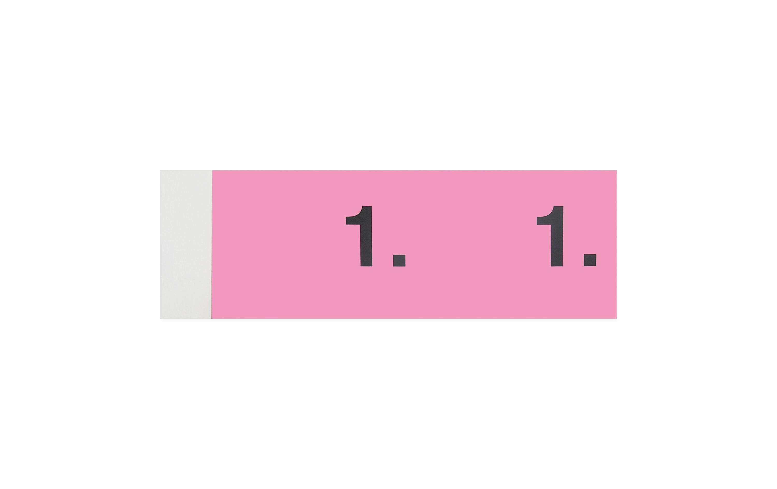 Simplex Notizzettel Garderobenblöcke 1-100, Pink