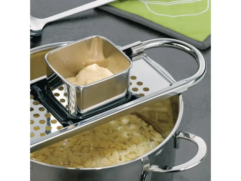 Kela Spätzle Topfaufsatz Emma Lange Spätzle, Silber