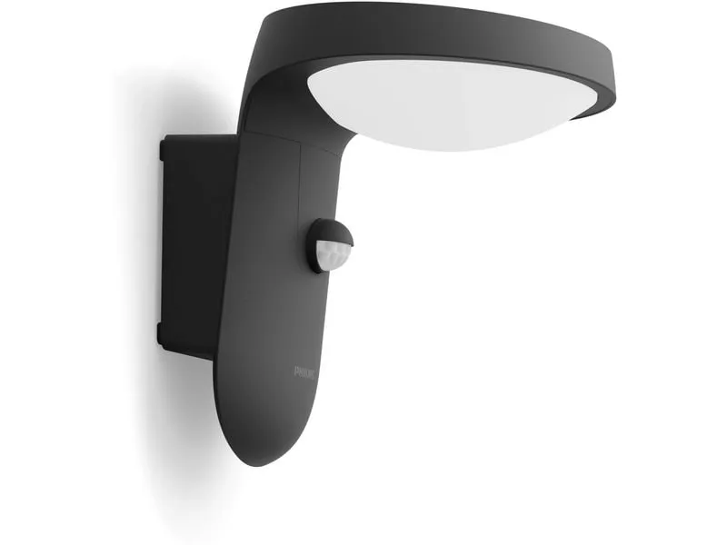 Philips Wandleuchte Tyla IR Solar Ultra-Efficient Anthrazit + Sensor
