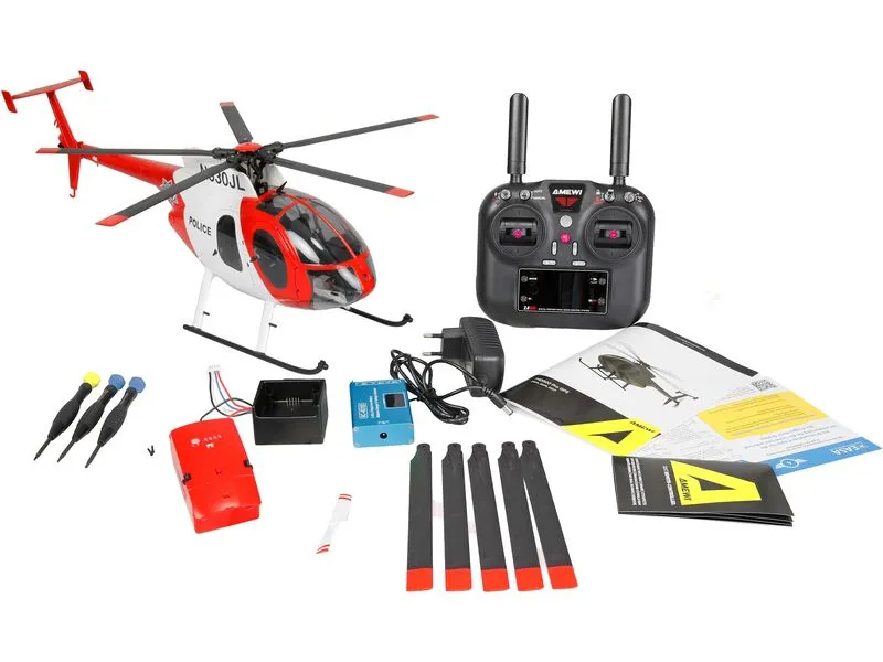 Amewi Helikopter MD500 Pro GPS Police RTF