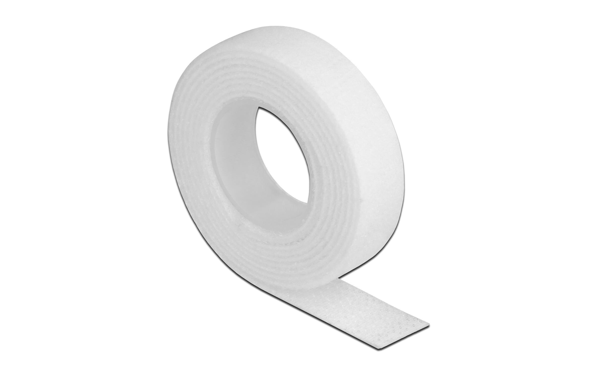 Delock Klettband 1 m x 13 mm Weiss Delock Klettband 1 m x 13 mm Weiss