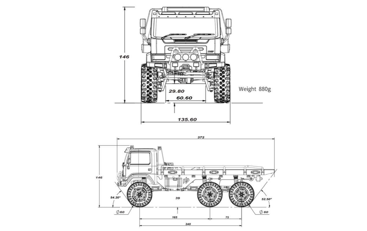 Absima Tow Truck CR-18P ARKTOS, 6x6, RTR, 1:18 Gelb Absima Tow Truck CR-18P ARKTOS, 6x6, RTR, 1:18 Gelb