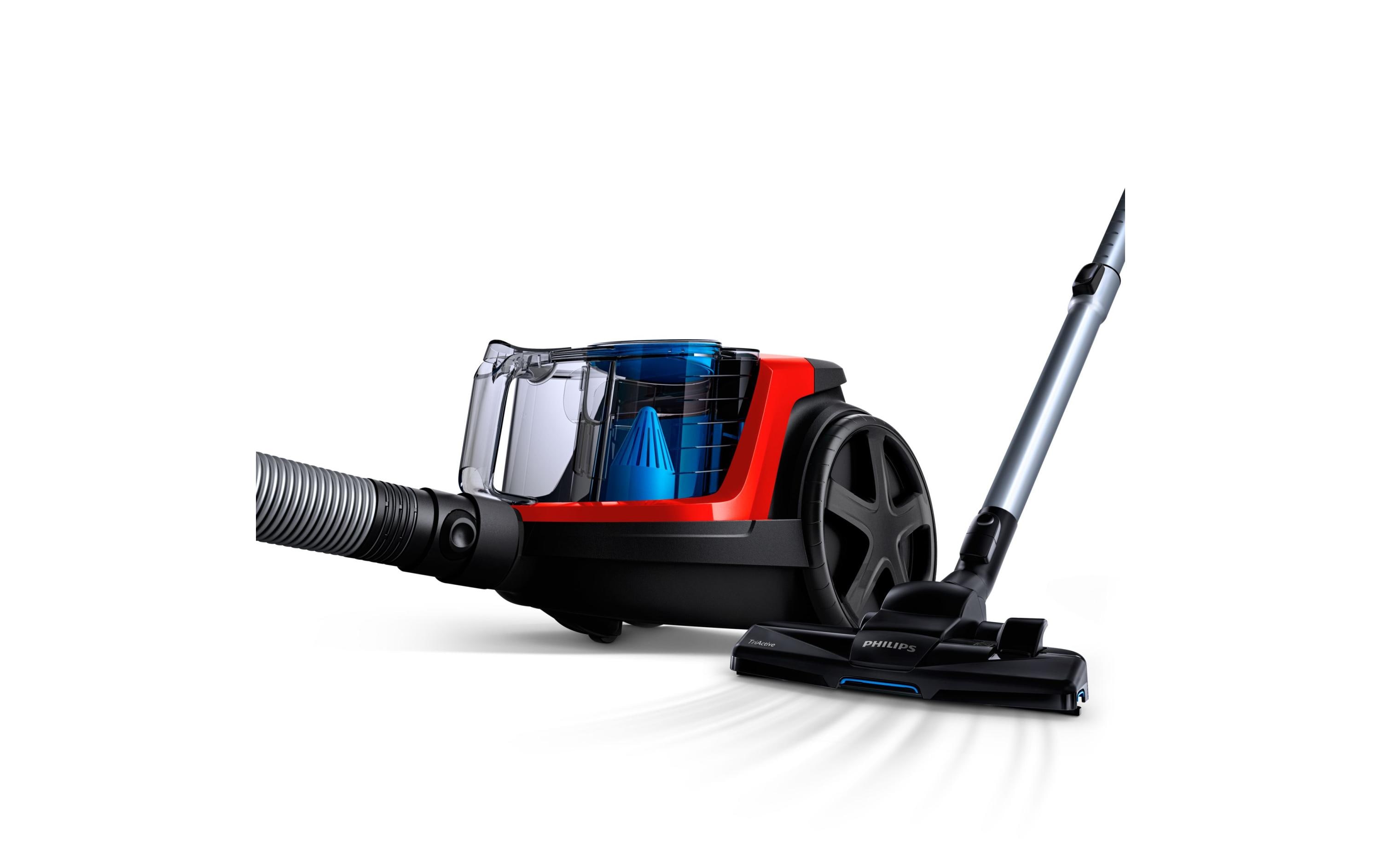 Philips Bodenstaubsauger PowerPro Compact Rot